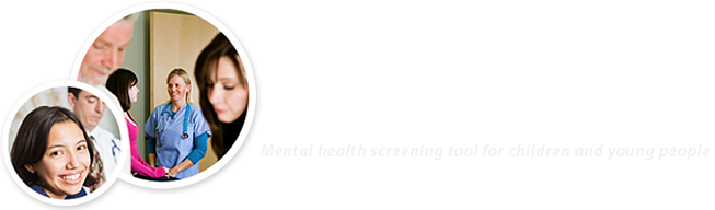 Banner reads Mental health screening tool for children and young people